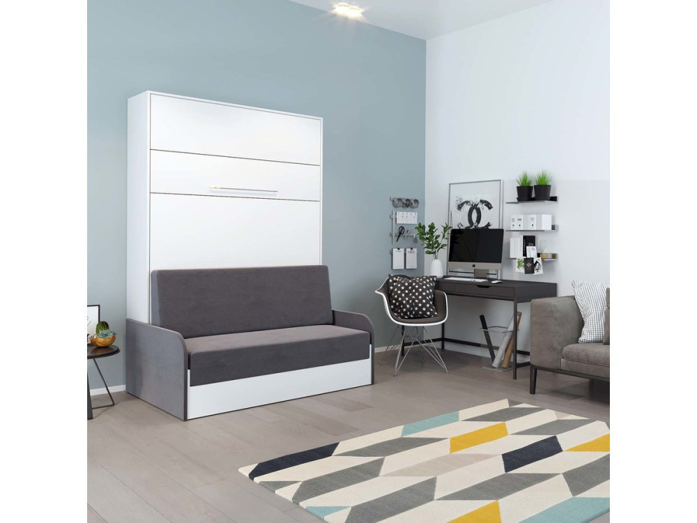 KYM SOFA 3" letto a scomparsa - 140 x 200 cm - Bianco