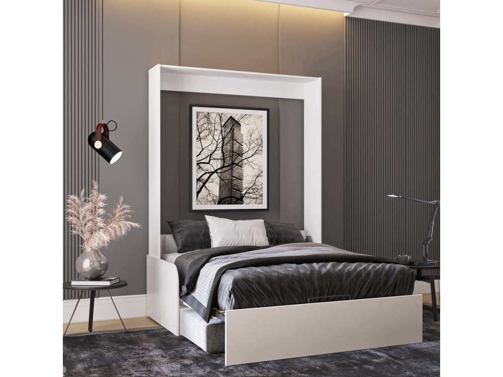 NYD SOFA 5" letto a scomparsa - 140 x 200 cm - Bianco
