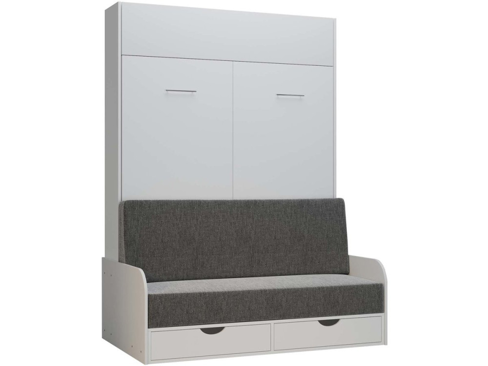 NYD SOFA 5" letto a scomparsa - 140 x 200 cm - Bianco