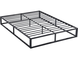 Struttura letto in metallo 160 x 200 cm - Nero