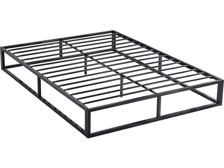 Struttura letto in metallo 140 x 190 - Nero