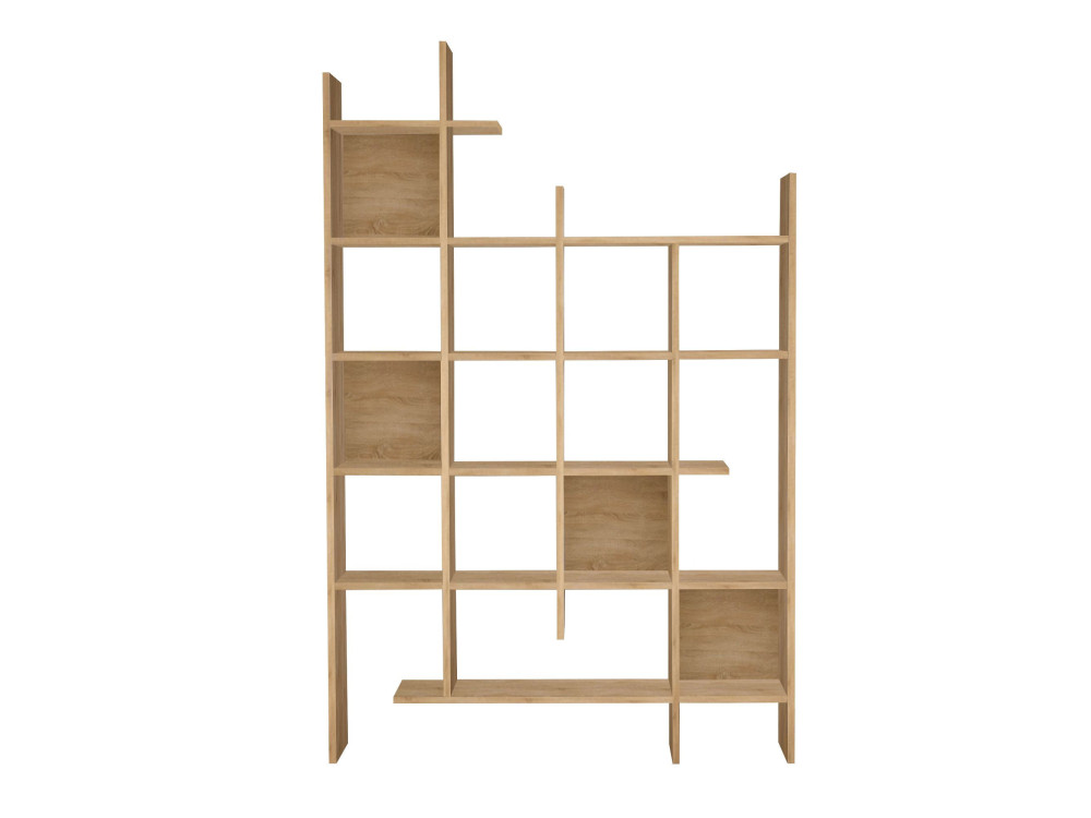 Libreria in legno "Manco" - 122 x 25 x 188 cm - Rovere