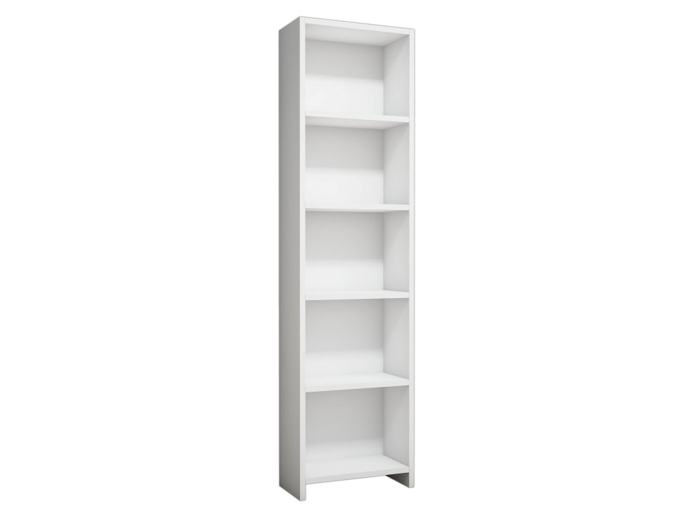 Libreria in legno "Barkin" - 40 x 19 x 150 cm - Bianco