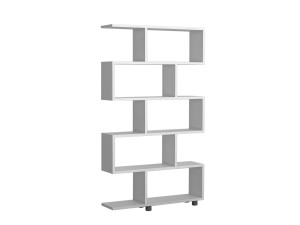 Libreria in legno "Elif" 90 x 20 x 156 cm - Bianco