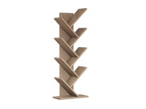 Libreria in legno "Hitit" - 46 x 22 x 128 cm - Marrone