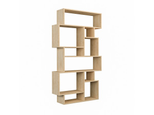 Libreria in legno "Karmato" - 96 x 25 x 168 cm - Rovere Sonoma