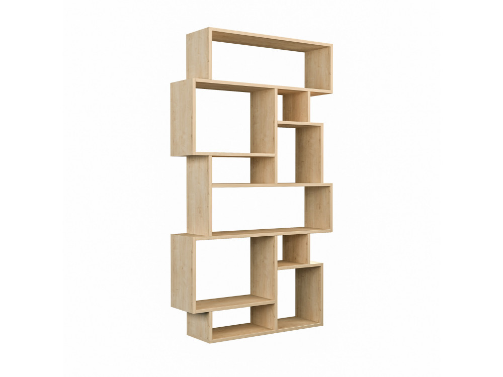 Libreria in legno "Karmato" - 96 x 25 x 168 cm - Rovere Sonoma