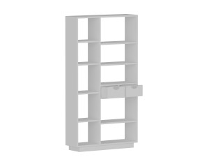 Libreria in legno "Luma" - 80 x 25 x 188 cm - Bianco