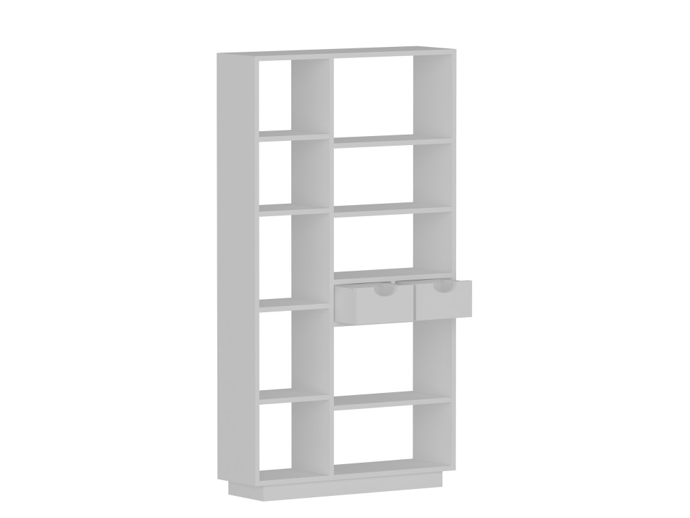 Libreria in legno "Luma" - 80 x 25 x 188 cm - Bianco