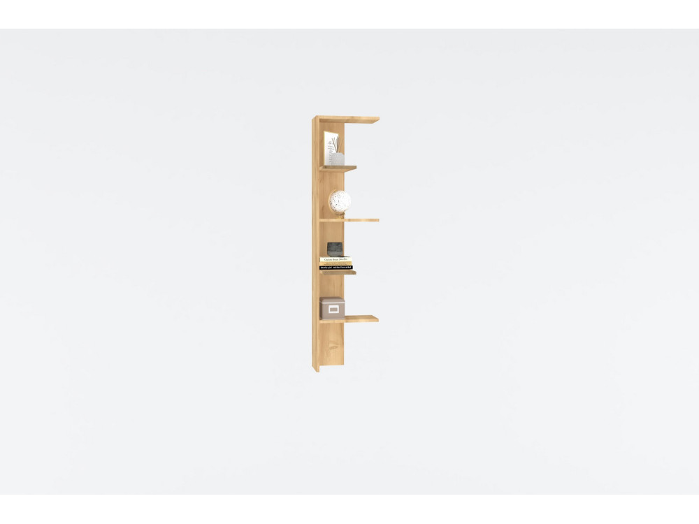 Libreria in legno "Bled" - 40 x 21 x 160 cm - Beige