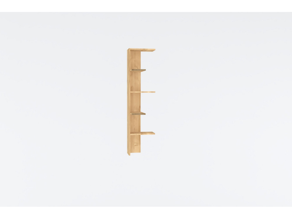 Libreria in legno "Bled" - 40 x 21 x 160 cm - Beige