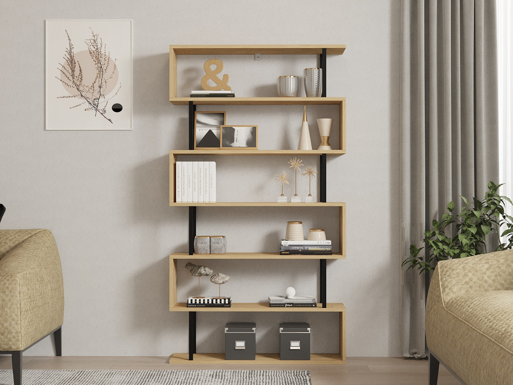 Libreria in legno "Hector" - 90 x 22 x 162 cm - Saphir