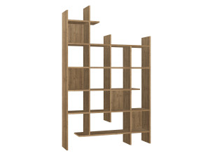 Libreria in legno "Manco" - 122 x 25 x 188 cm - Hitit