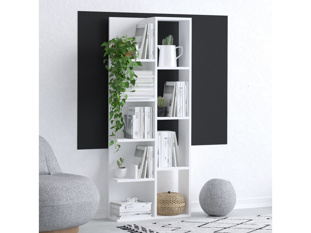 Libreria in legno "Viva" - 60 x 18 x 150 cm - Bianco