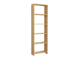 Libreria in legno "New" - 50 x 19 x 160 cm - Rovere