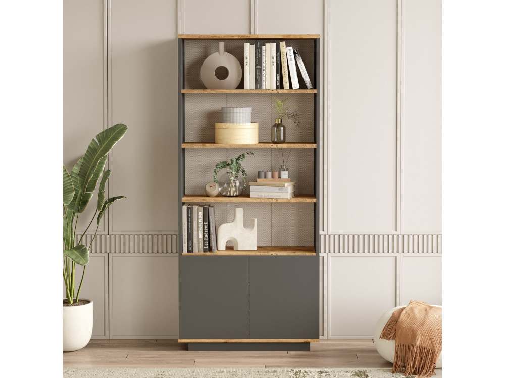 Libreria in legno "Forlan" 75 x 26,8 x 168,3 cm - Pino Atlantico