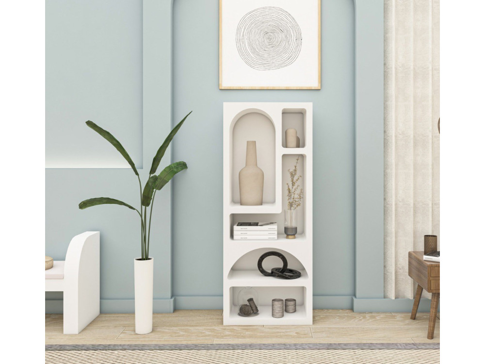 Libreria in legno "Venüs" 60 x 32 x 150 cm - Bianco