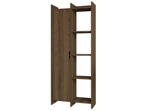 Libreria in legno "Offerta" 70 x 30 x 180 cm - Noce antico