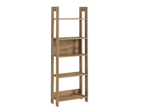 Libreria in legno "Country" - 64 x 30 x 180 cm - Marrone