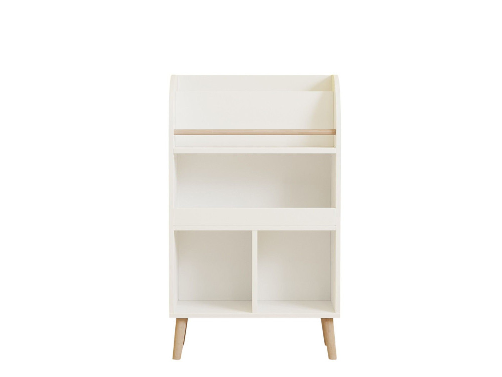 Libreria in legno "Minola" - 60 x 30 x 102 cm - Bianco