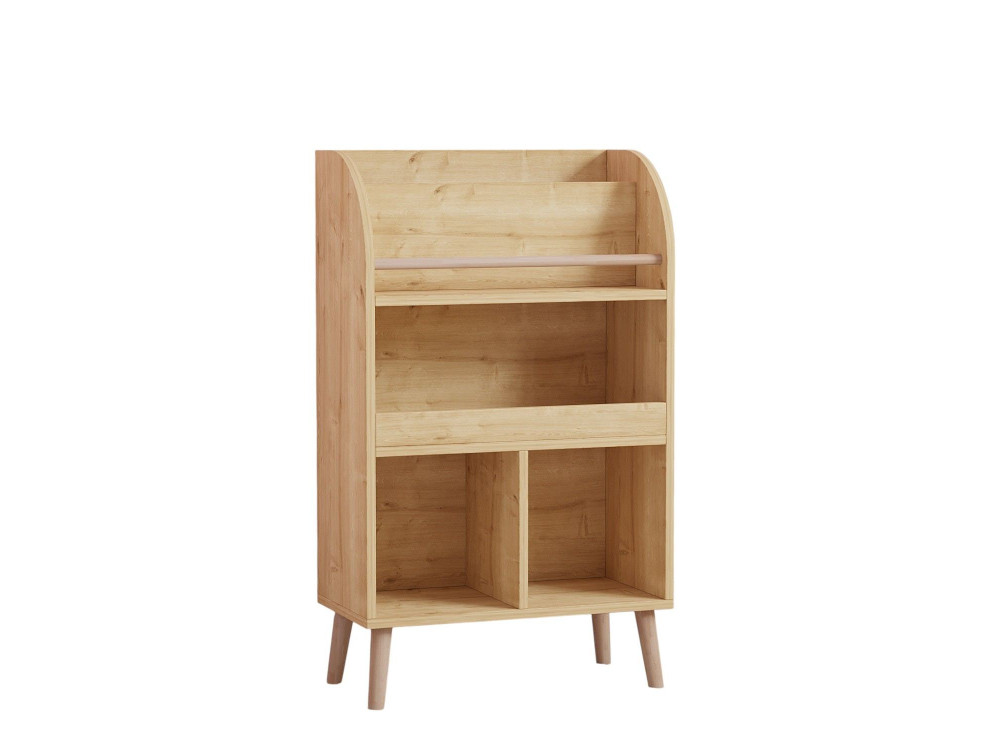 Libreria in legno "Minola" - 60 x 30 x 102 cm - Beige