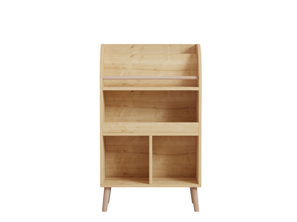 Libreria in legno "Minola" - 60 x 30 x 102 cm - Beige