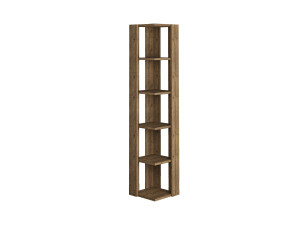 Libreria in legno "Nati" - 32 x 32 x 161 cm - Marrone