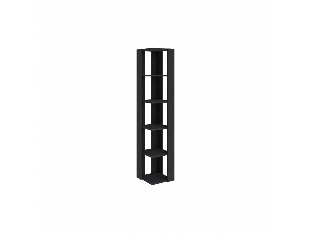 Libreria in legno "Nati" - 32 x 32 x 161 cm - Nero