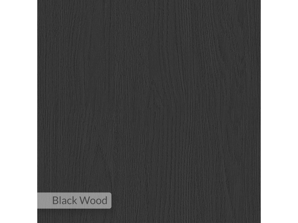 Libreria in legno "Nati" - 32 x 32 x 161 cm - Nero