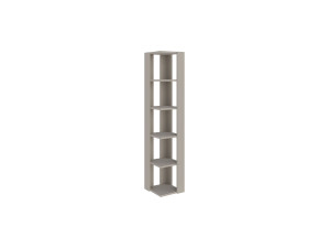 Libreria in legno "Nati" - 32 x 32 x 161 cm - Pietra arenaria