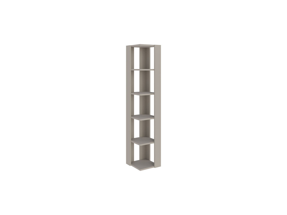 Libreria in legno "Nati" - 32 x 32 x 161 cm - Pietra arenaria