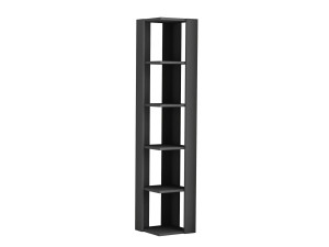 Libreria in legno "Nati" - 32 x 32 x 161 cm - Grigio antracite