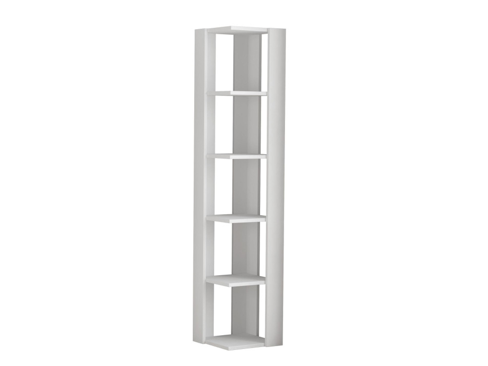 Libreria in legno "Nati" - 32 x 32 x 161 cm - Bianco