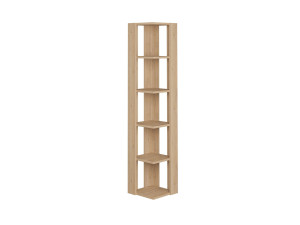 Libreria in legno "Nati" - 32 x 32 x 161 cm - Beige