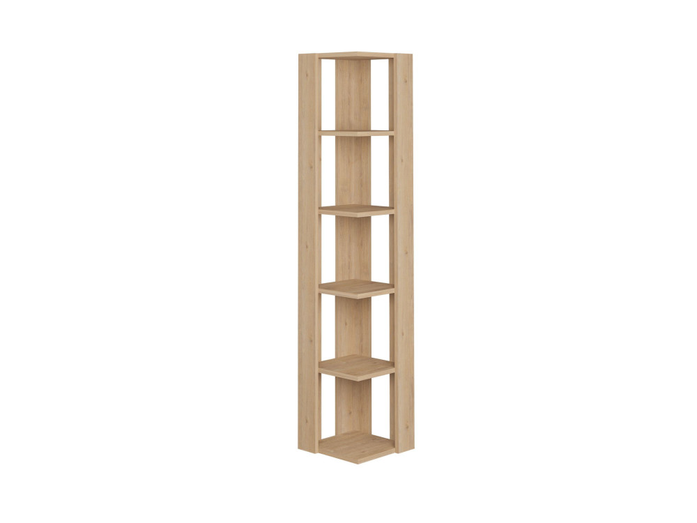 Libreria in legno "Nati" - 32 x 32 x 161 cm - Beige