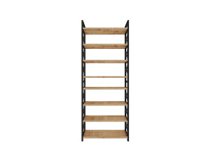 Libreria in legno "Plastic" - 46 x 18 x 128 cm - Nero