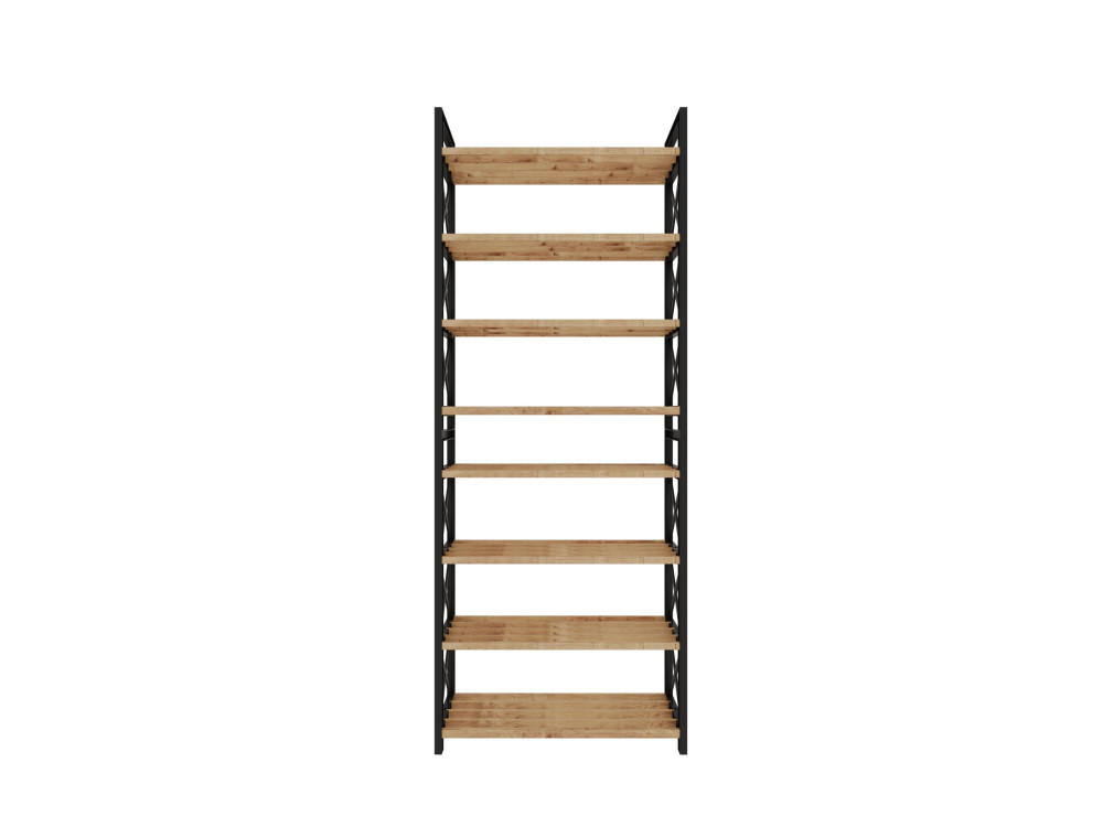 Libreria in legno "Plastic" - 46 x 18 x 128 cm - Nero