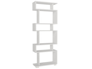 Libreria in legno "Blok" - 60 x 19 x 165 cm - Bianco
