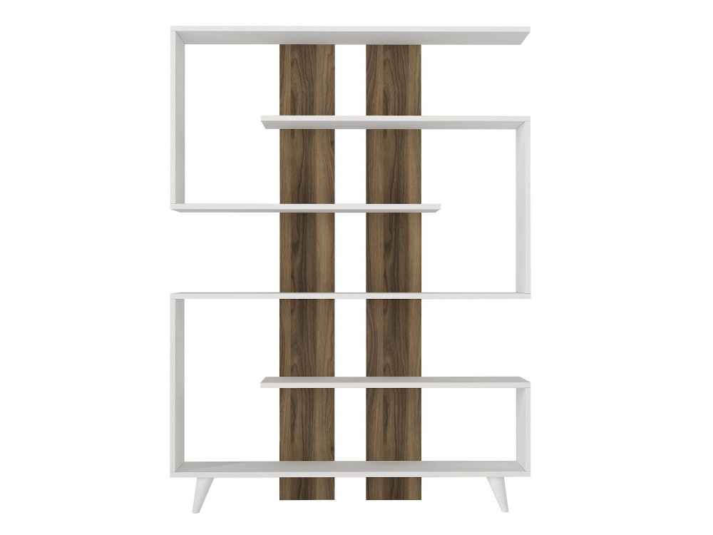 Libreria in legno "Rain" - 120 x 20 x 162 cm - Marrone