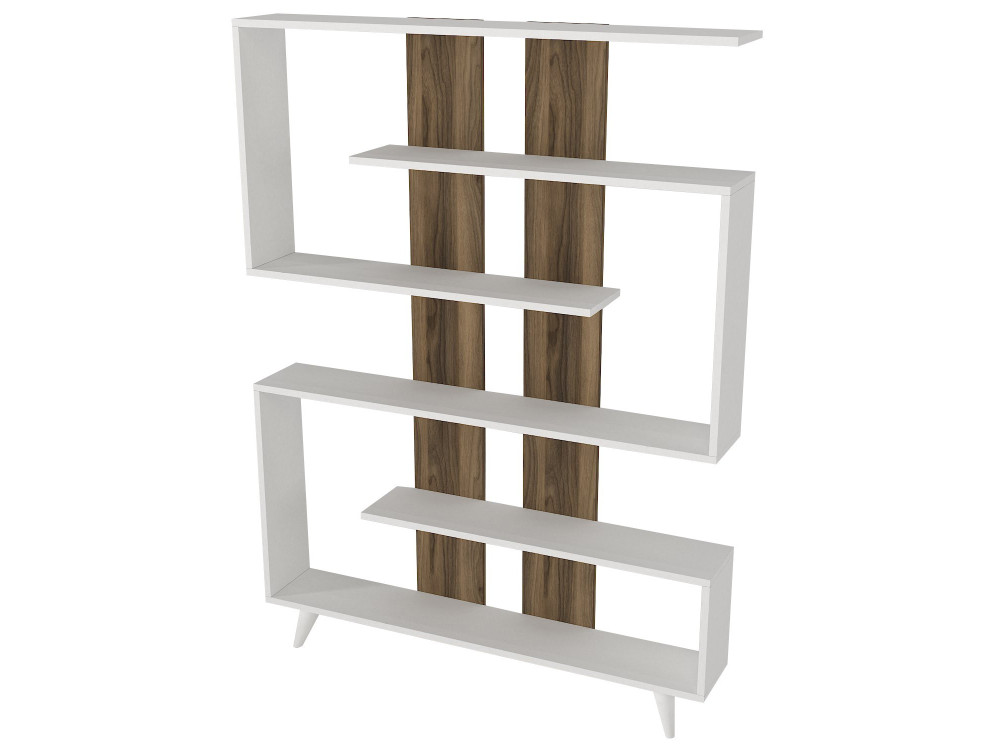 Libreria in legno "Rain" - 120 x 20 x 162 cm - Marrone