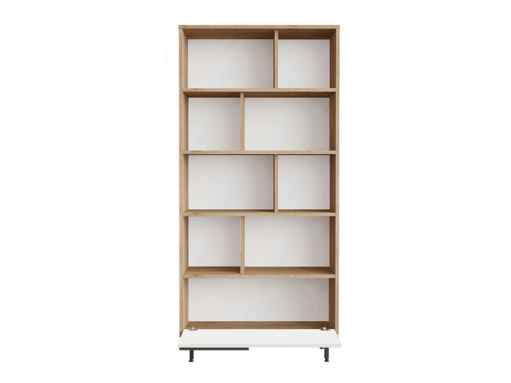Libreria in legno "ON4-SW" - 84 x 30 x 176 cm - Bianco