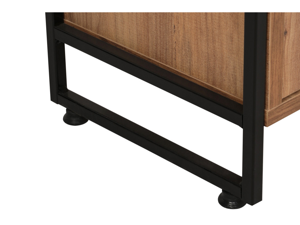Libreria in legno "Tervel" - 49 x 30 x 180 cm - Marrone