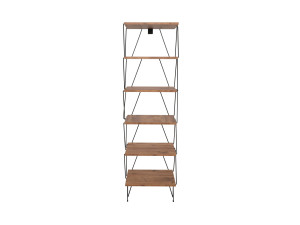 Libreria in legno "Balaban" - 46 x 30 x 165 cm - Marrone
