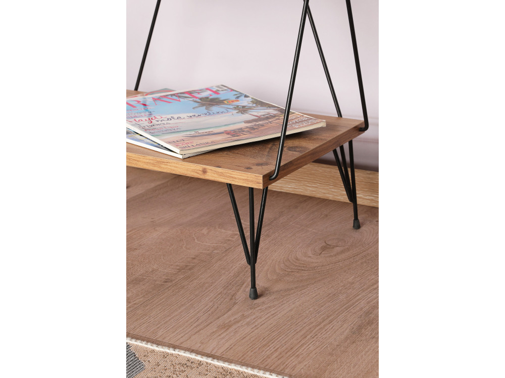 Libreria in legno "Balaban" - 46 x 30 x 165 cm - Marrone