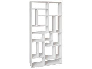 Libreria in legno "Nicola" - 90 x 30 x 180 cm - Bianco
