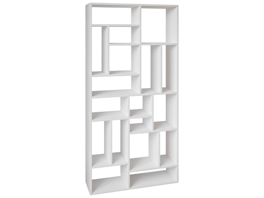 Libreria in legno "Nicola" - 90 x 30 x 180 cm - Bianco