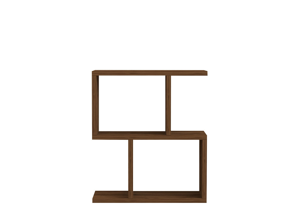 Tavolino laterale in legno "Zet" - 45 x 17 x 51 cm - Noce