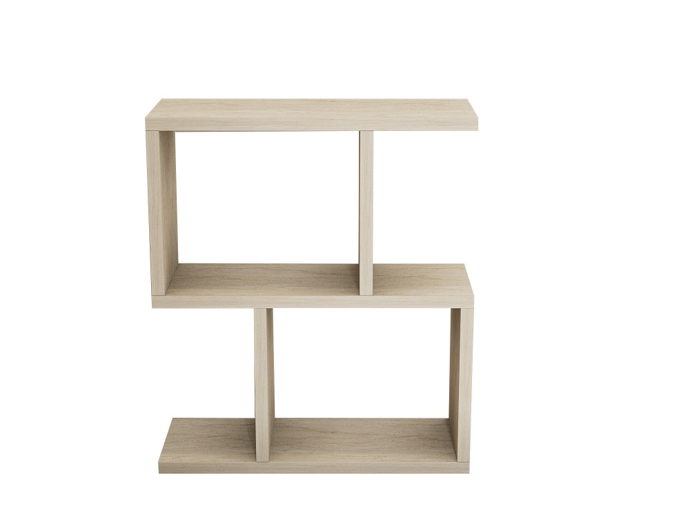 Tavolino laterale in legno "Zet" - 45 x 17 x 51 cm - Travertino