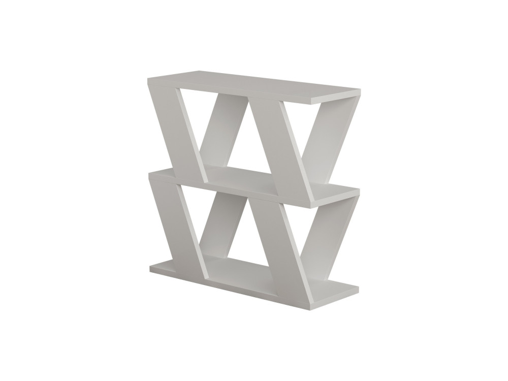 Tavolino laterale in legno "Lazena" - 60 x 22 x 57 cm - Bianco