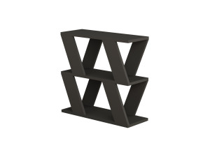 Tavolino laterale in legno "Lazena" - 60 x 22 x 57 cm - Antracite